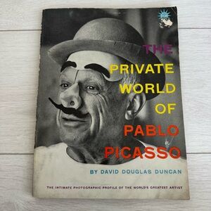 Vintage 1958 "The Private World of Pablo Picasso" 1st edition soft cover book